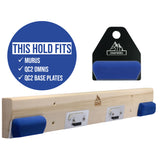 Crimpwerks QC2 System 15mm Rounded/Flat Slope Hold on Murus Hangboard